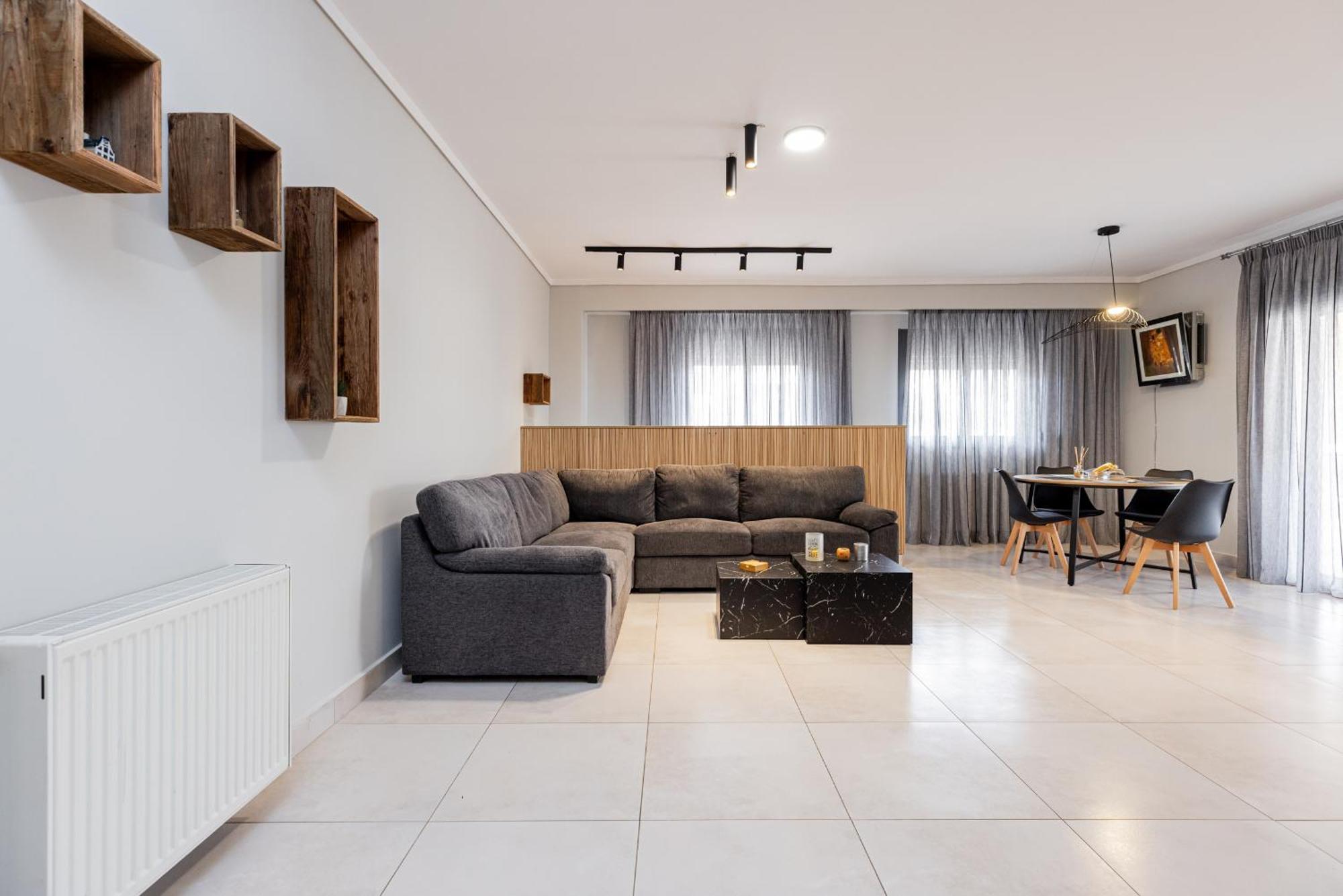 Spacious 3-bedroom With Wifi, Ac In Charming Kalamaria - Mountain View Διαμέρισμα Θεσσαλονίκη