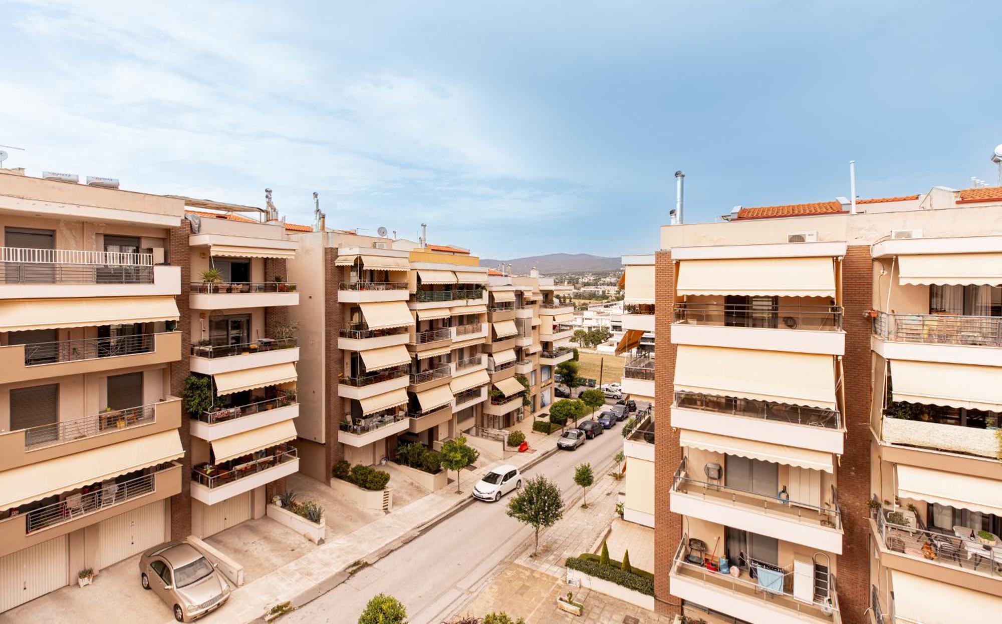 Spacious 3-bedroom With Wifi, Ac In Charming Kalamaria - Mountain View Θεσσαλονίκη